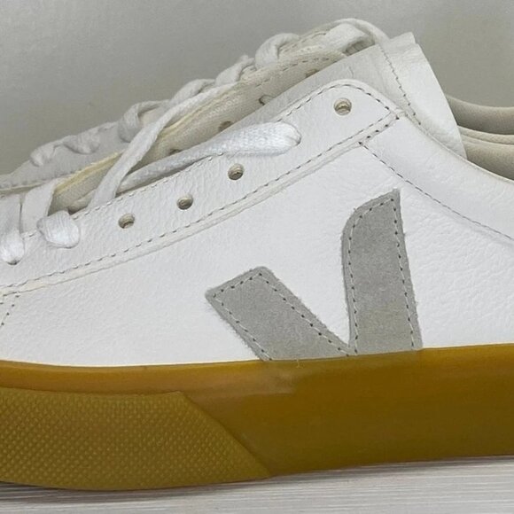 NEW VEJA CAMPO White Leather Sneakers Men’s 5 Casual - Picture 6 of 6